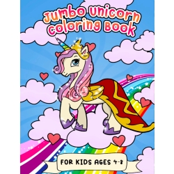 Jumbo Unicorn Coloring Book
